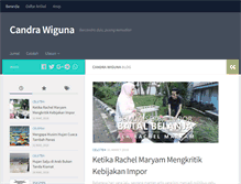 Tablet Screenshot of candrawiguna.com